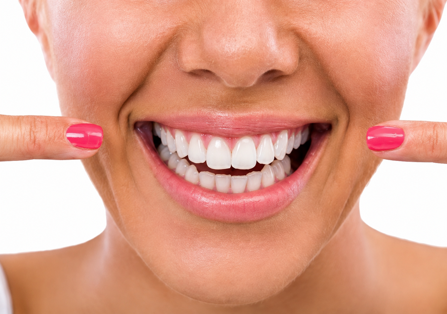 Patient with a confident smile after cosmetic dental care